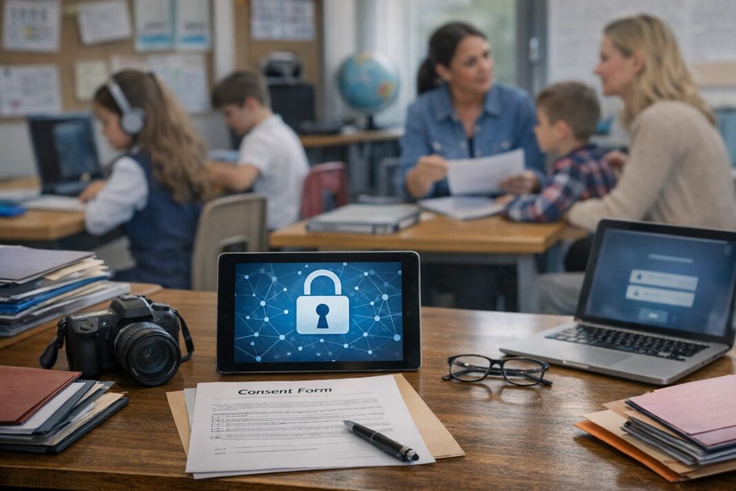 ¿Cómo debe proteger a los menores un centro educativo concertado en Ferrol en entornos digitales?